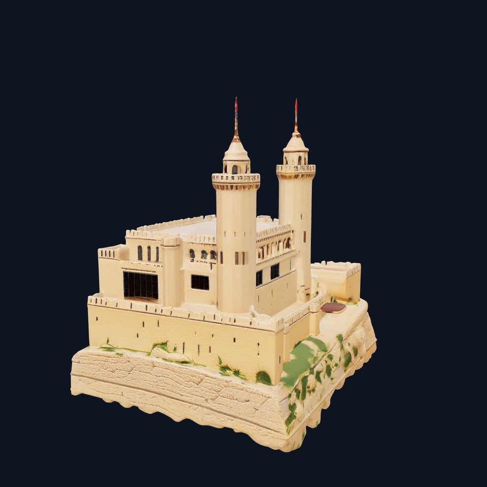 Majestic Castle Fortress model pack